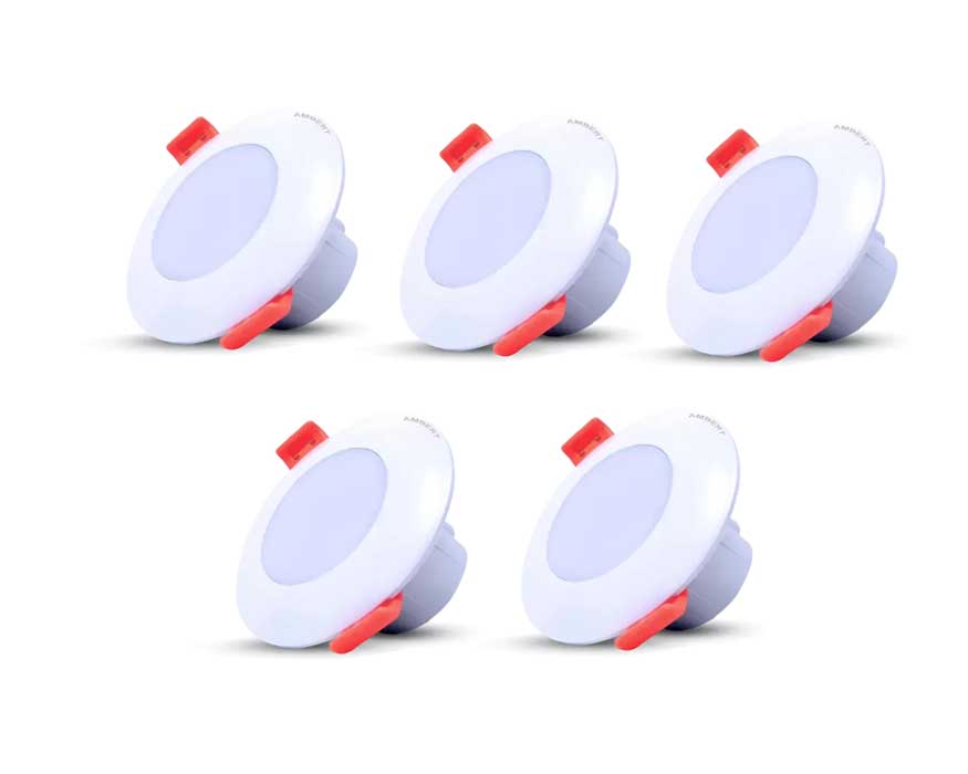 Ambert Warm White Ceiling Light – Perfect for a Cozy, Inviting Atmosphere Pack of 5