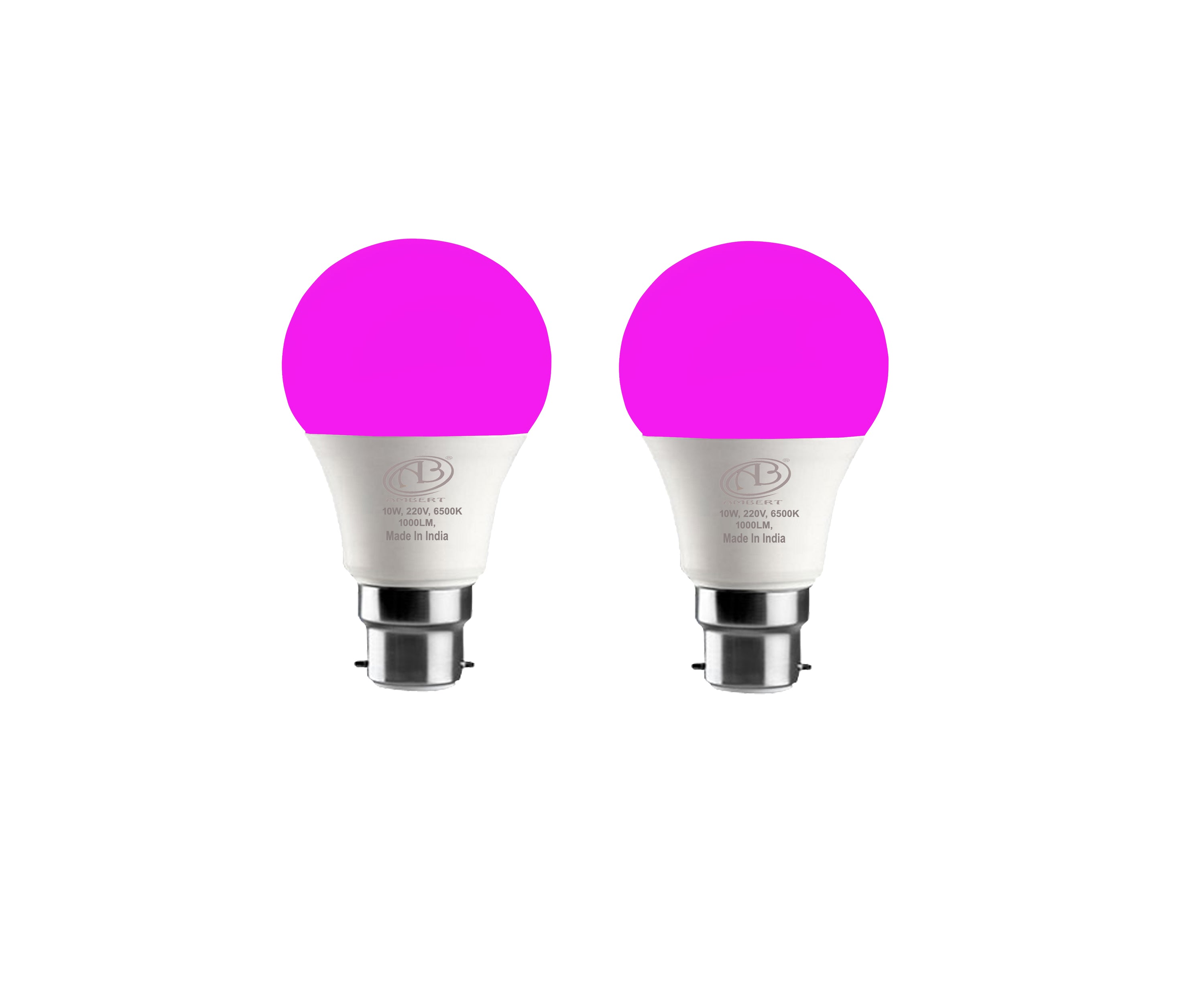10W Pink B22 LED Bulb – Vibrant, Energy-Efficient Lighting for Home & Parties – Order Now