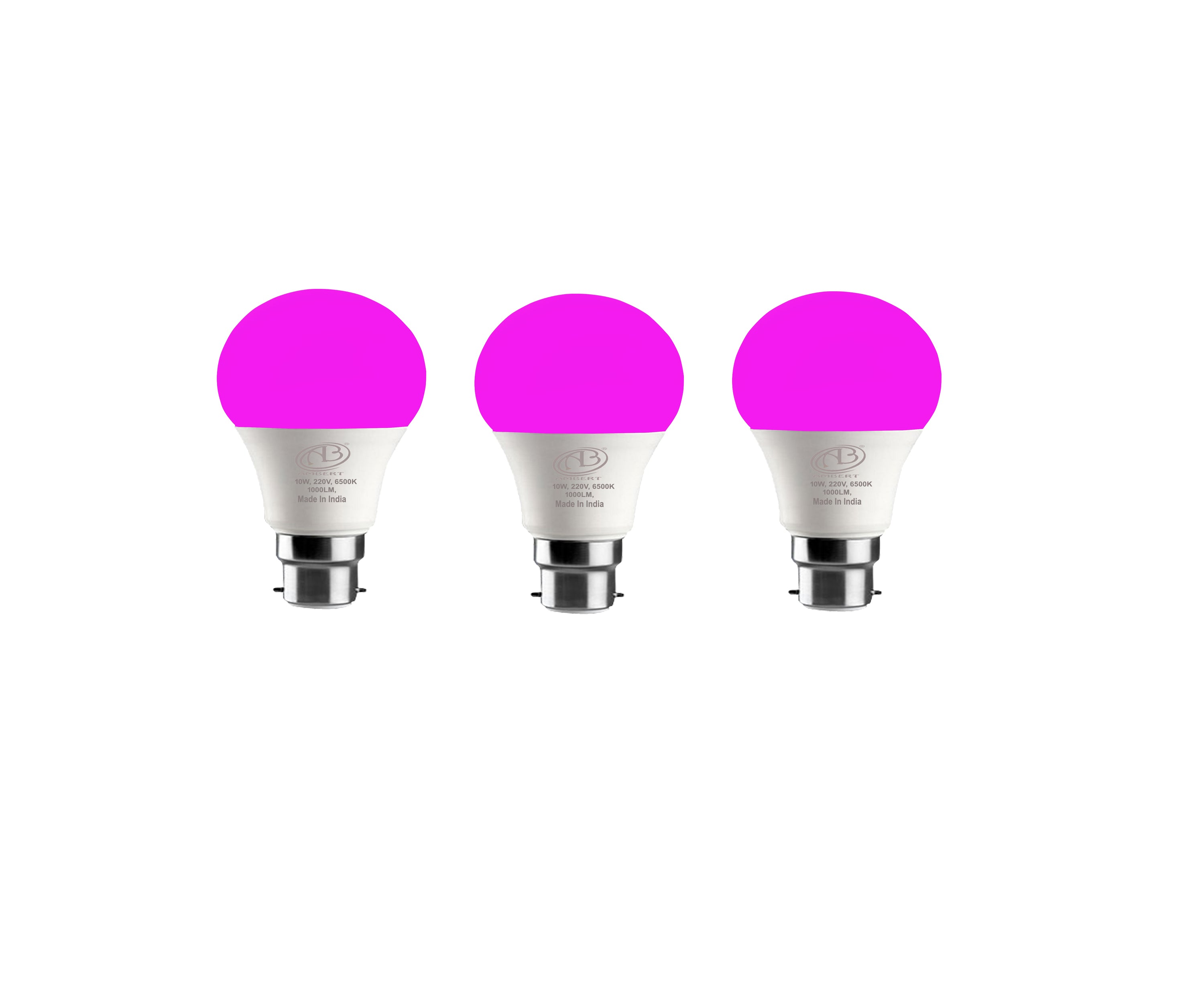 10W Pink B22 LED Bulb – Vibrant, Energy-Efficient Lighting for Home & Parties – Order Now