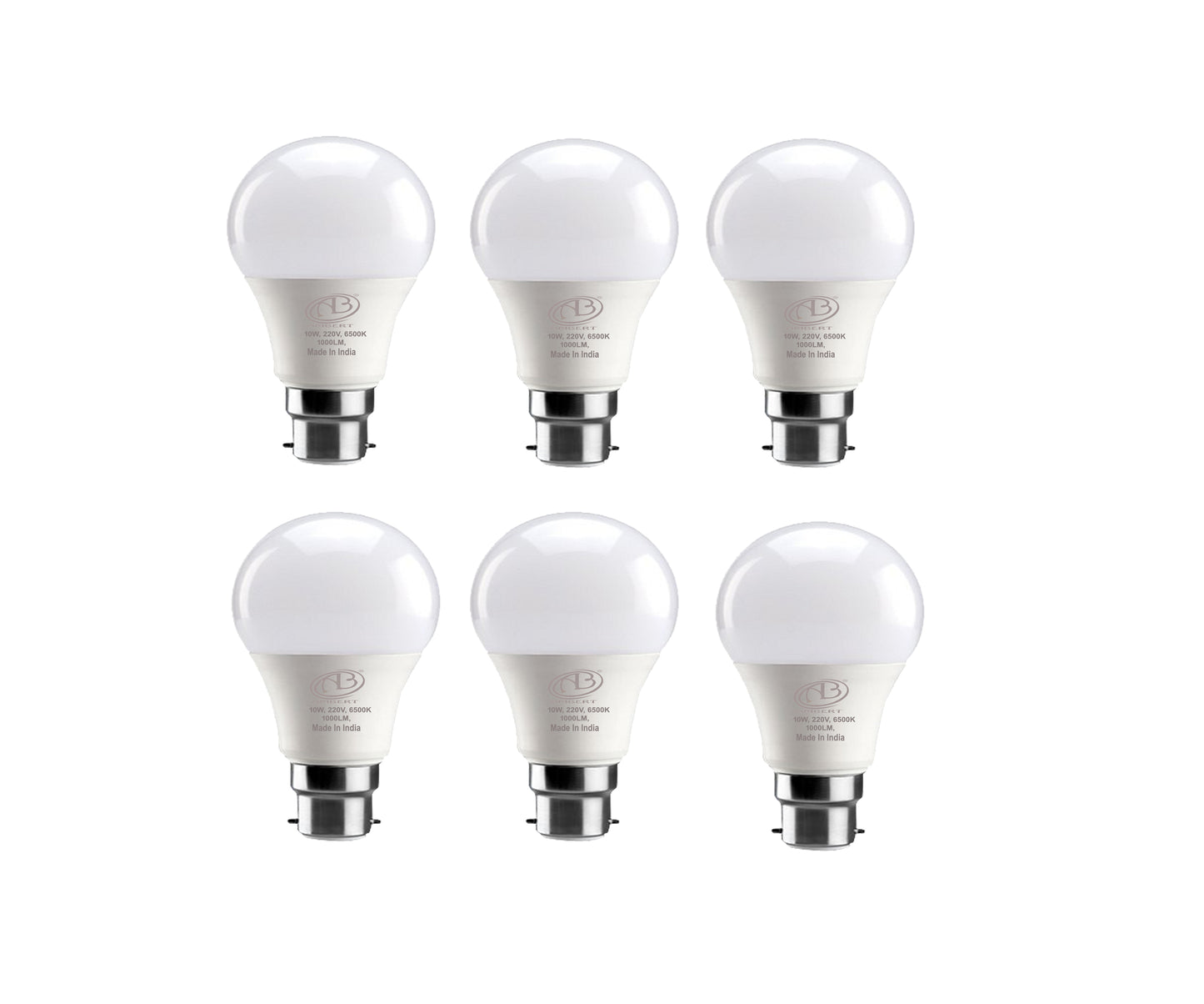 10W White B22 LED Bulb – Bright, Energy-Efficient Lighting for Home & Office – Order Now