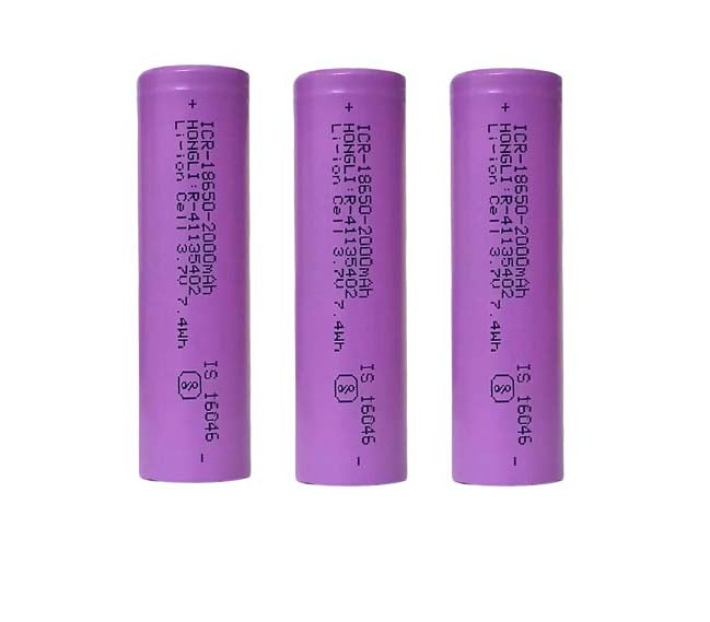 2000maH 3.7V Lithium Ion Cell Pack of 3