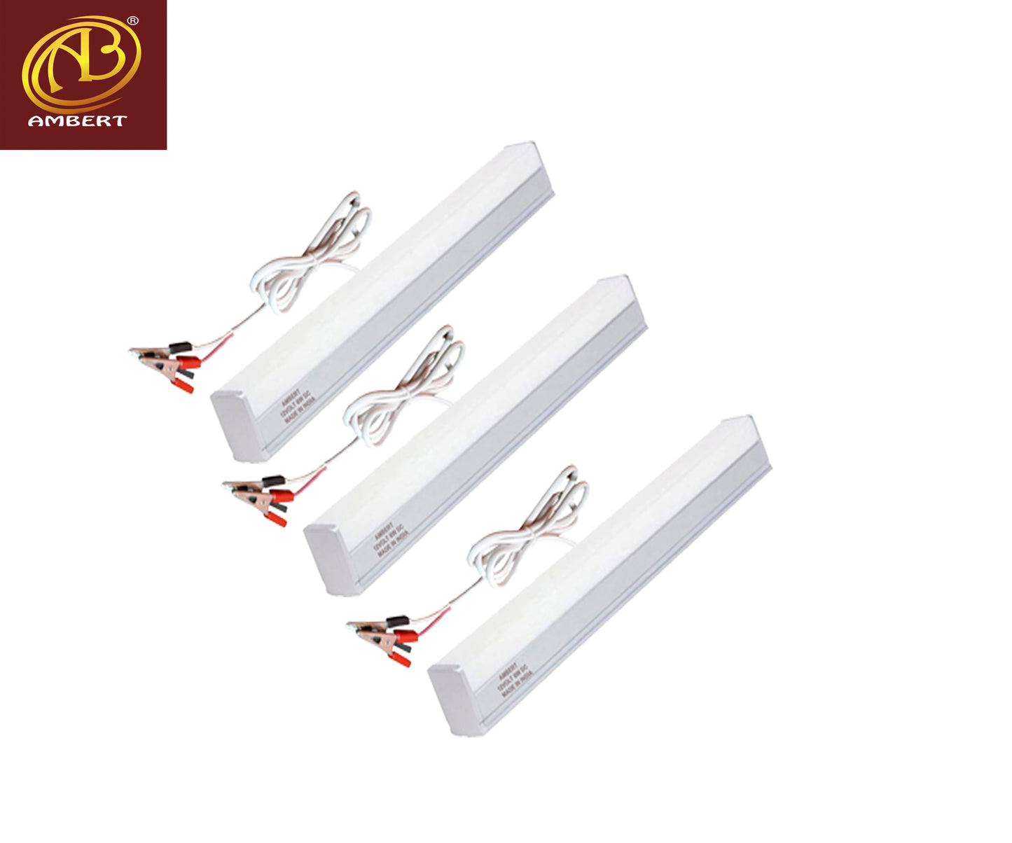 Ambert Led Tube Solar or Battery Operated 12V DC