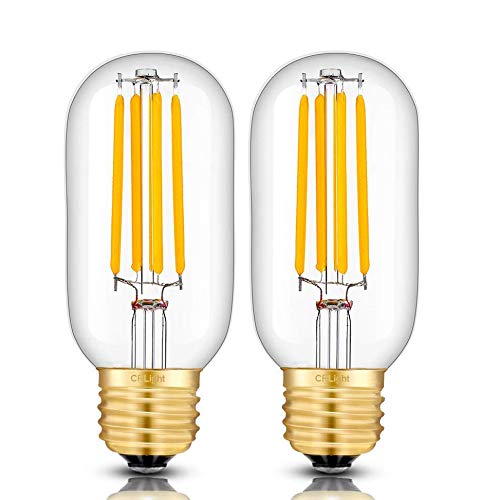 T45 Led Edison Bulbs, Antique Retro Light Bulb 4W Squirrel Cage Filament Light Bulb Pack of 4