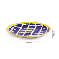 Ambert Moroccan Plates Pair Hand painted Ceramic Dinner Plates Pack of -4