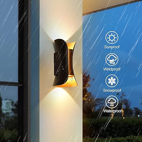 Ambert 10 Watt Waterproof Led Modern Wall Lamp Decorative Garden Lights Up And Down Outdoor Wall Light Aluminum