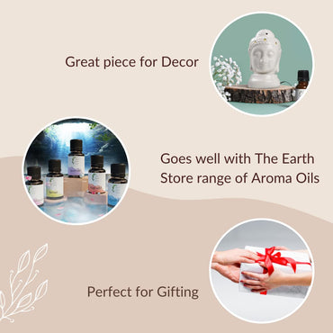 Ambert Buddha Aroma Diffuser: Calm, Peace, and Elegance in Ceramic