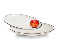 Ambert Ceramic Handcrafted Dotted White Quarter Plates Pack of-6