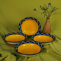 Ambert Ceramic Umarov Soup Plate, Pasta & Noodles Plate, Set of 4