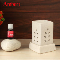 Ambert Essence Square Ceramic Oil Diffuser - Contemporary Charm