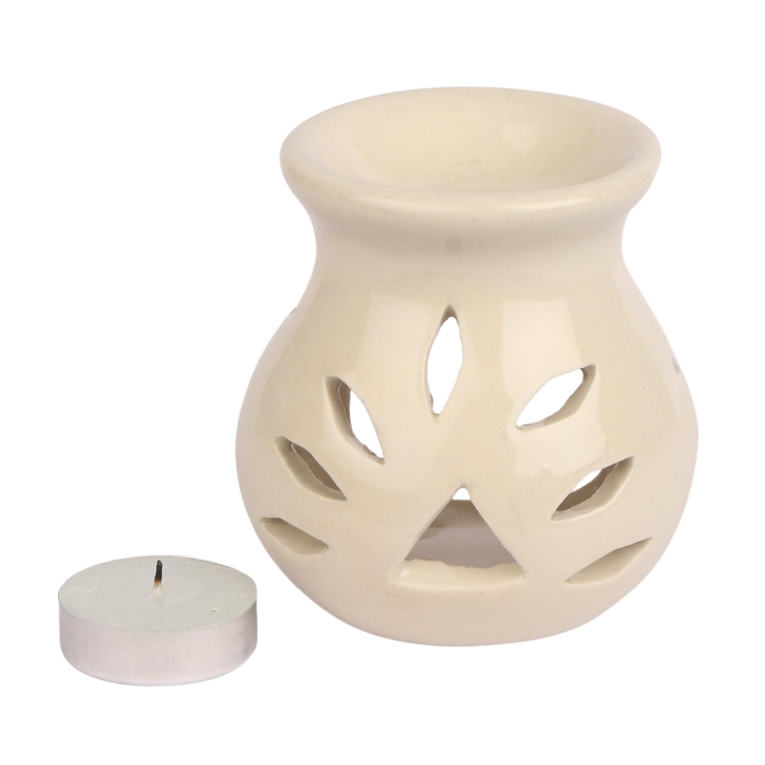 Ambert Ceramic Aroma Diffuser Oil Burner Candle Based Pack of 1