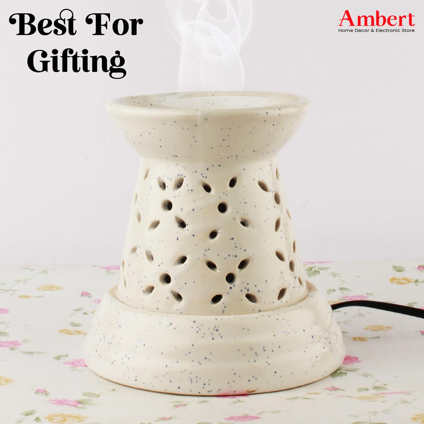 Ambert Glow Electric Ceramic Diffuser – Relax and Revive