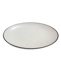 Ambert Ceramic Handcrafted Dotted White Quarter Plates Pack of-6