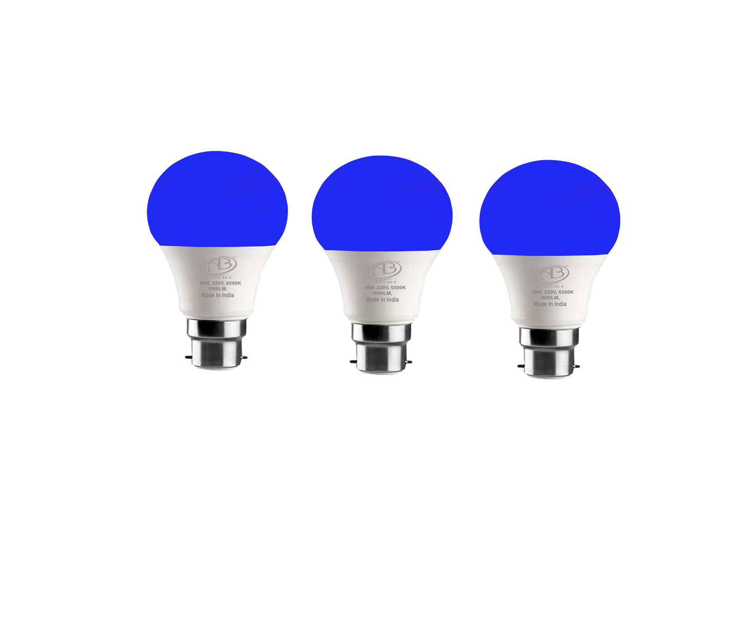 10W Blue B22 LED Bulb – Energy-Efficient, Vibrant Lighting for Your Home or Office