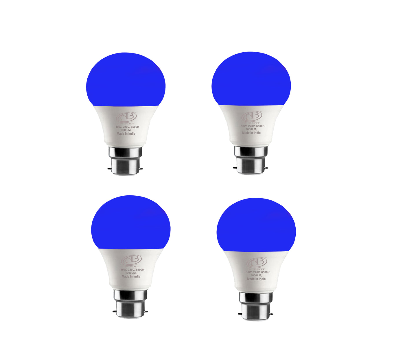 10W Blue B22 LED Bulb – Vibrant, Energy-Efficient Lighting for Any Space