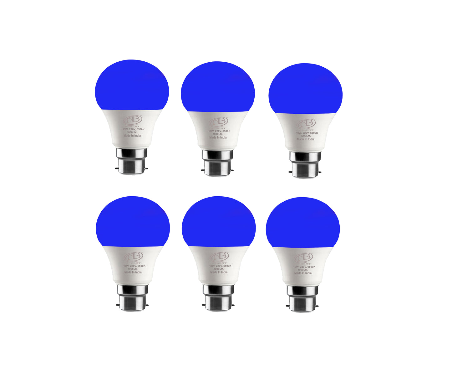 10W Blue B22 LED Bulb – Energy-Efficient, Vibrant Lighting for Your Home or Office