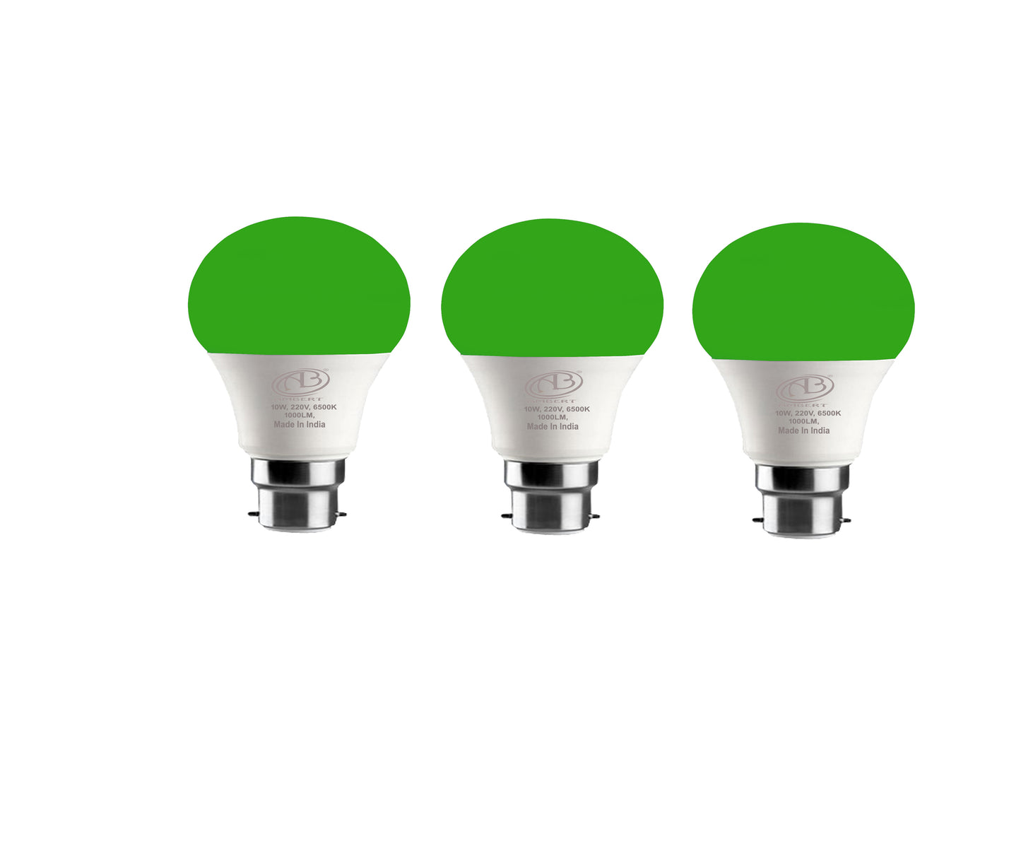 10W Green B22 LED Bulb Vibrant Lighting for Home & Events – Order Now