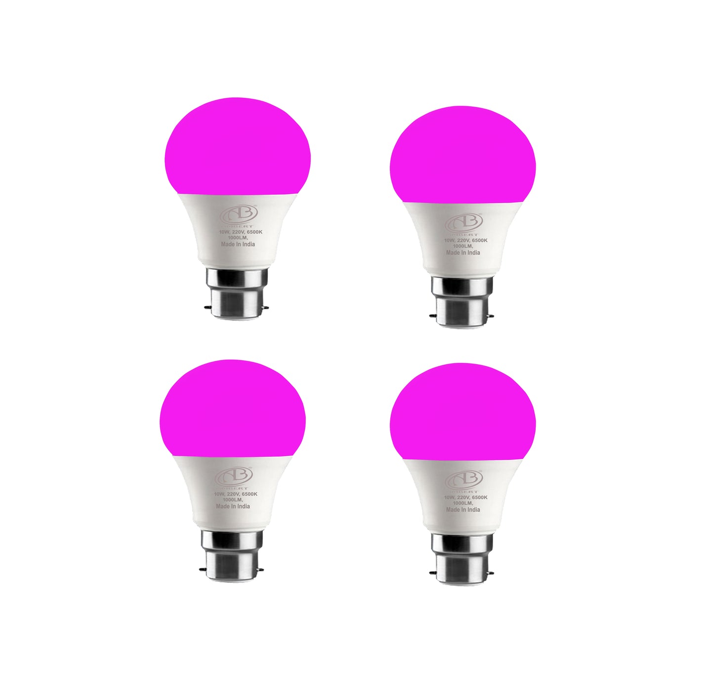 10W Pink B22 LED Bulb – Vibrant, Energy-Efficient Lighting for Home & Parties – Order Now