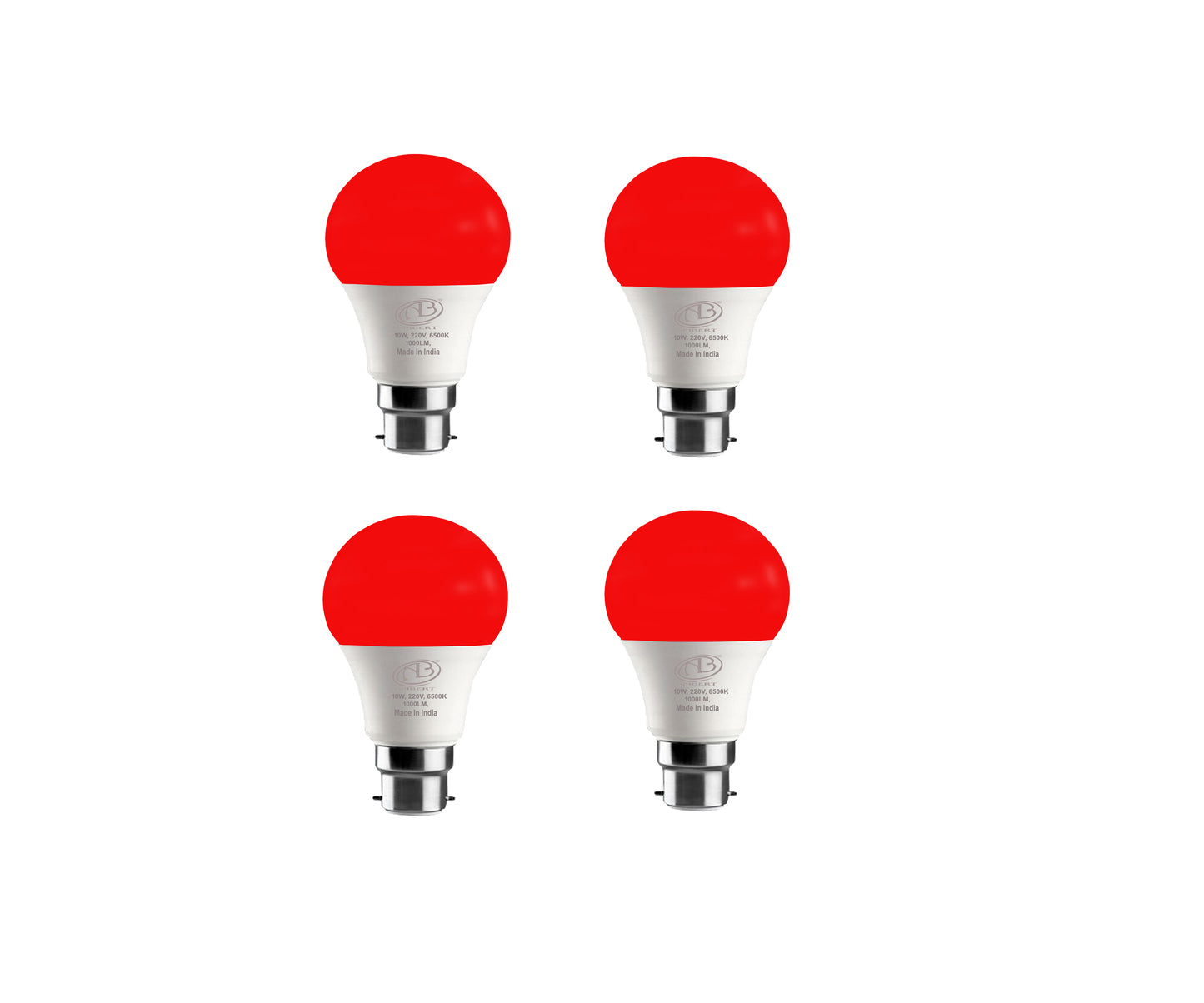 10W Red B22 LED Bulb – Bold, Energy-Efficient Lighting for Home & Parties – Order Now!
