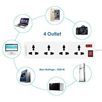 Ambert 4 Meter 13 Feet Long Switch Board Extension,Extension Boards with Switch,Extension Cords,Extension Board with Long Wire,Extension Board for Computer, Surge Protectors Spike Buster, Switch Board