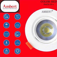Vibrant Red LED Spotlight: Bold Lighting for Home, Party & Events – Shop Now!