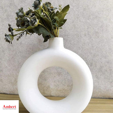 Ambert Vases: Elegant Donut-Shaped Designs for Modern, Artistic Home Decor