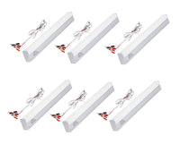 Ambert Led Tube Solar or Battery Operated 12V DC With Alligator Clips 4Meter Wire 1ft Tube 6W Pack of 6
