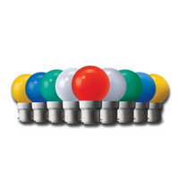 0.5W Multicolor LED Night Bulb 10-Piece Combo Pack